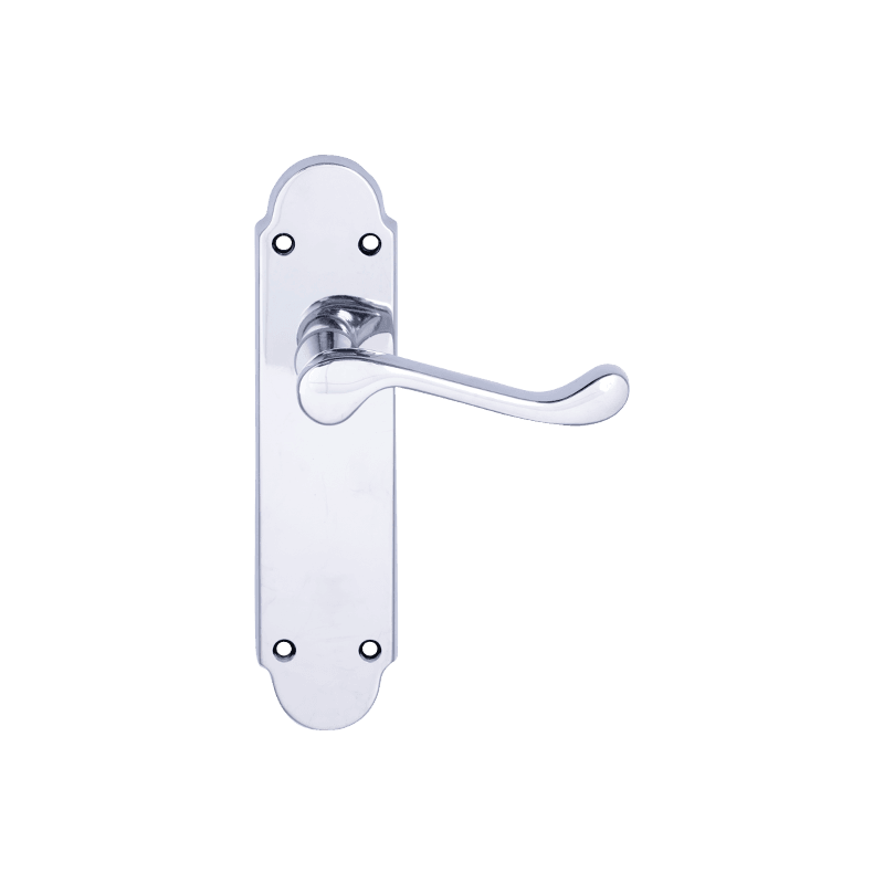 DH170A35 Láimhseáil Doras Clasaiceach Lever Clasaiceach Ar Chrome Snasta Pláta